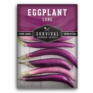 Long Purple Eggplant Seed for Planting - High Germination Rate