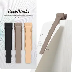 3 count Automatic Bookmarks,  Book Marks for Reading, Book Lover Gifts for Women, Men, , Cute Bookmarkers Page Holder, Book Accessories