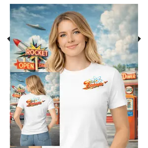 Nearly Catastrophic Atomic Era T-Shirt – Retro 1950s Sci-Fi Explosion Graphic Tee | Mid-Century Modern Vintage Style Shirt