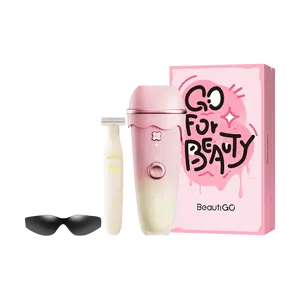 Beautigo IPL Hair Removal Device Ice Blue Sapphire Gentle Full Body Hair Remover with Goggles & Electric Shaver Set