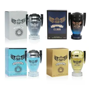 Men's 4-Pack INVINCIBLE Classic EDP Spray Variety Set - 4 Premium Masculine Fragrant Bottled Scents (Black, Classic, Gold, Aqua), 3.4 fl oz Each, 13.60 fl oz Total, Man Gift Set