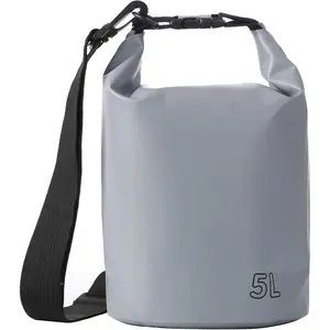 IDRYBAG Dry Bag for Kayaking Waterproof 2L/5L/10L/15L/20L, Small Dry Sack Waterproof Bag for Boating