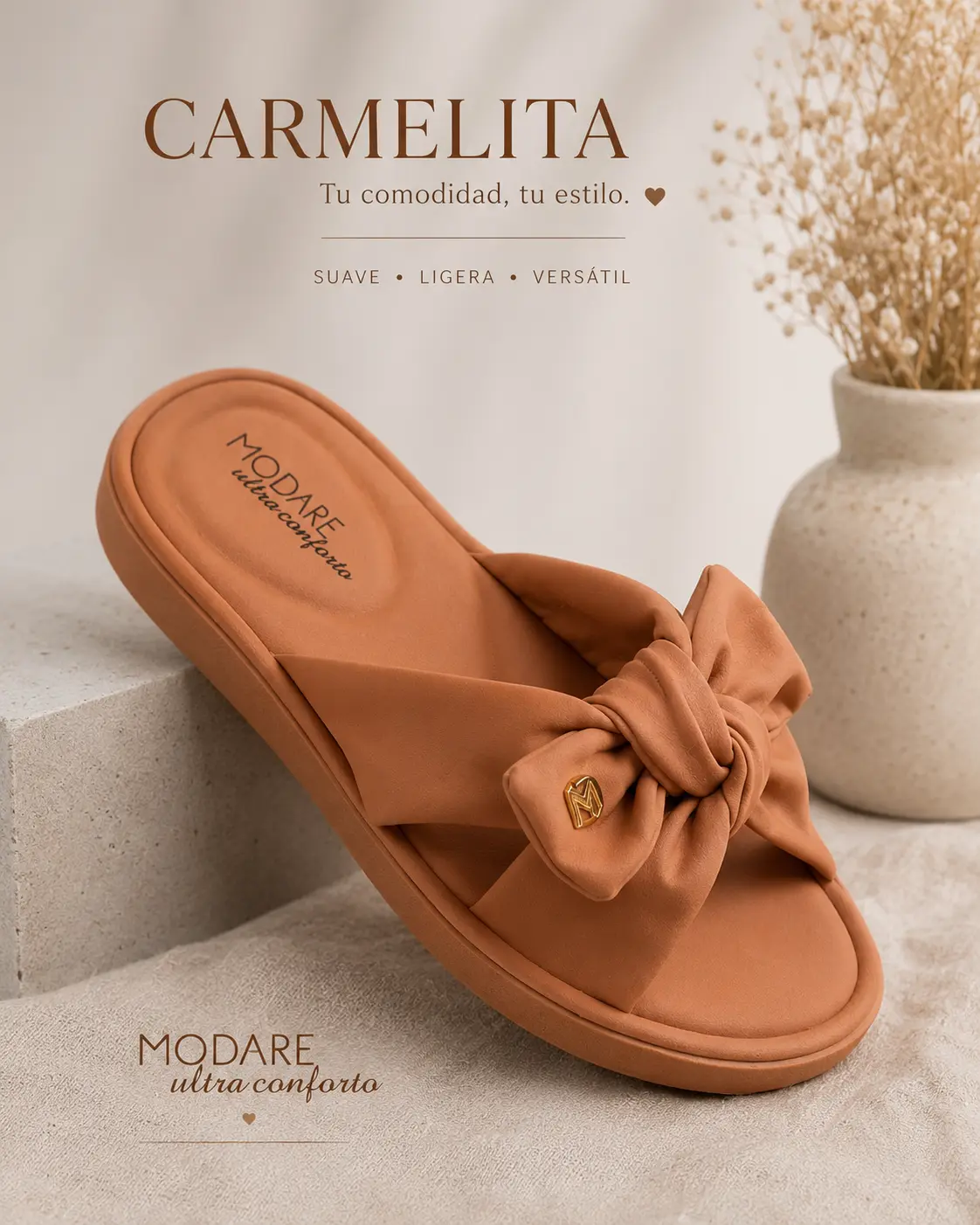 Women's Flat Sandals - Modare Brand, High-Quality, Comfortable, Flexible Shoe Black