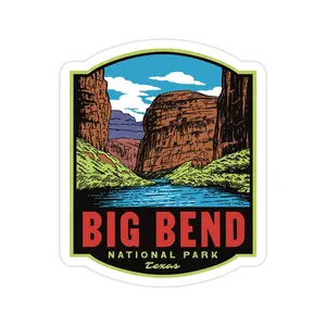 Big Bend National Park Texas - Vinyl Sticker