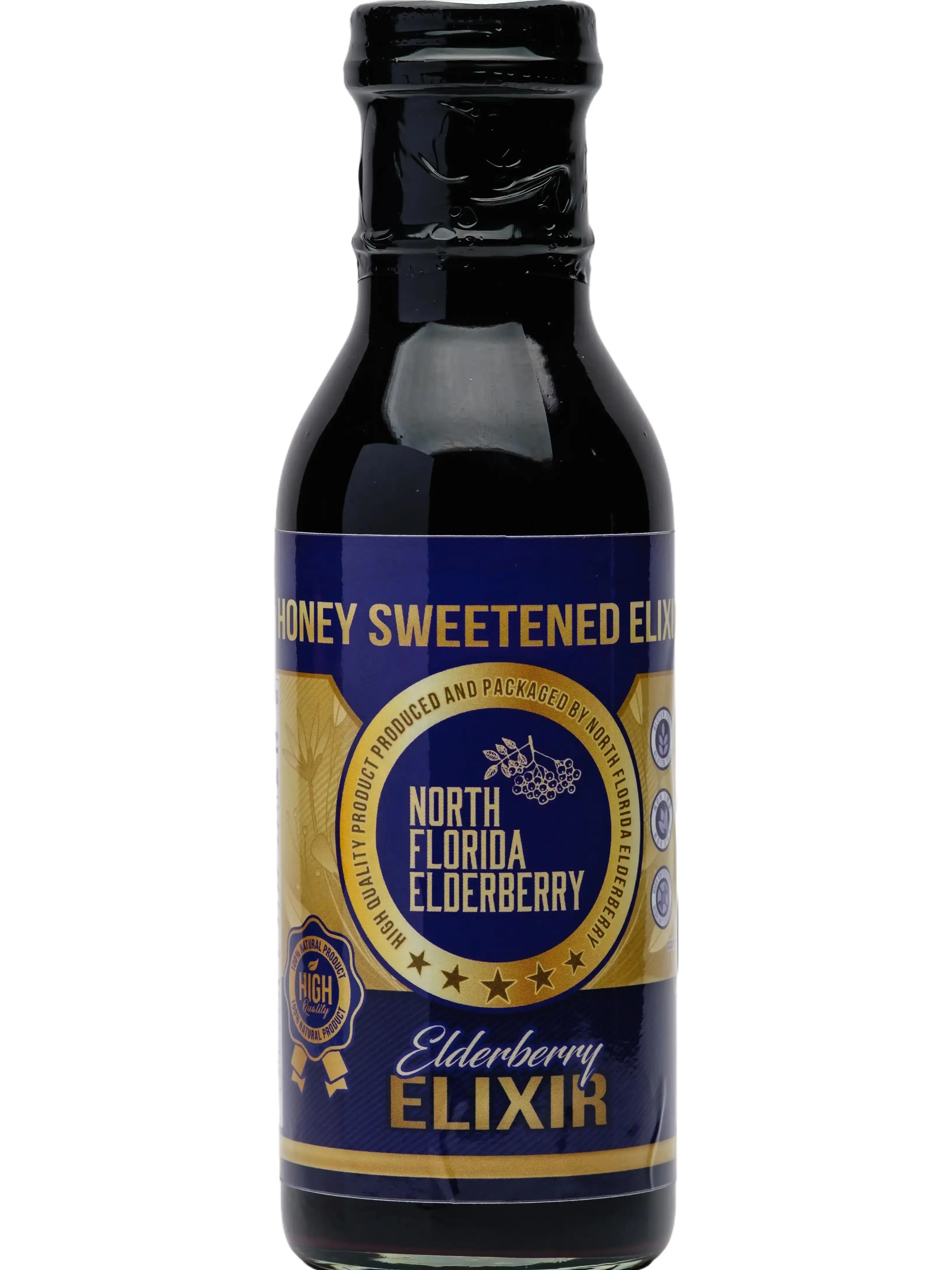 Honey Sweetened Elderberry Elixir