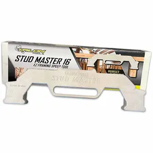 Stud Master SM16-S 16" Framing Stud Layout Tool, Stud Framing Jig for Precision Wall Stud Measurement