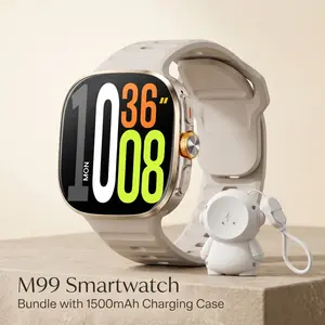 M99 Smart Watch with 1500mah Charger, 2.4 Inch Amoled Screen, Ideal for Business Travel and Daily Use, Advanced Features for Modern Lifestyle