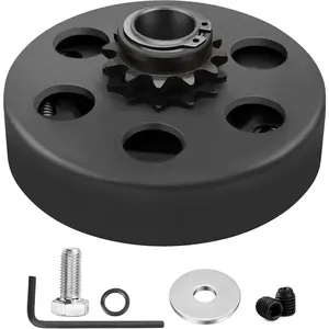 Go Kart Clutch 3/4 Bore 12T for#35 Chain, Predator 212 Engine Centrifugal Clutch, with Screws Allen Wrench Clutch Bolts and Nuts Kit