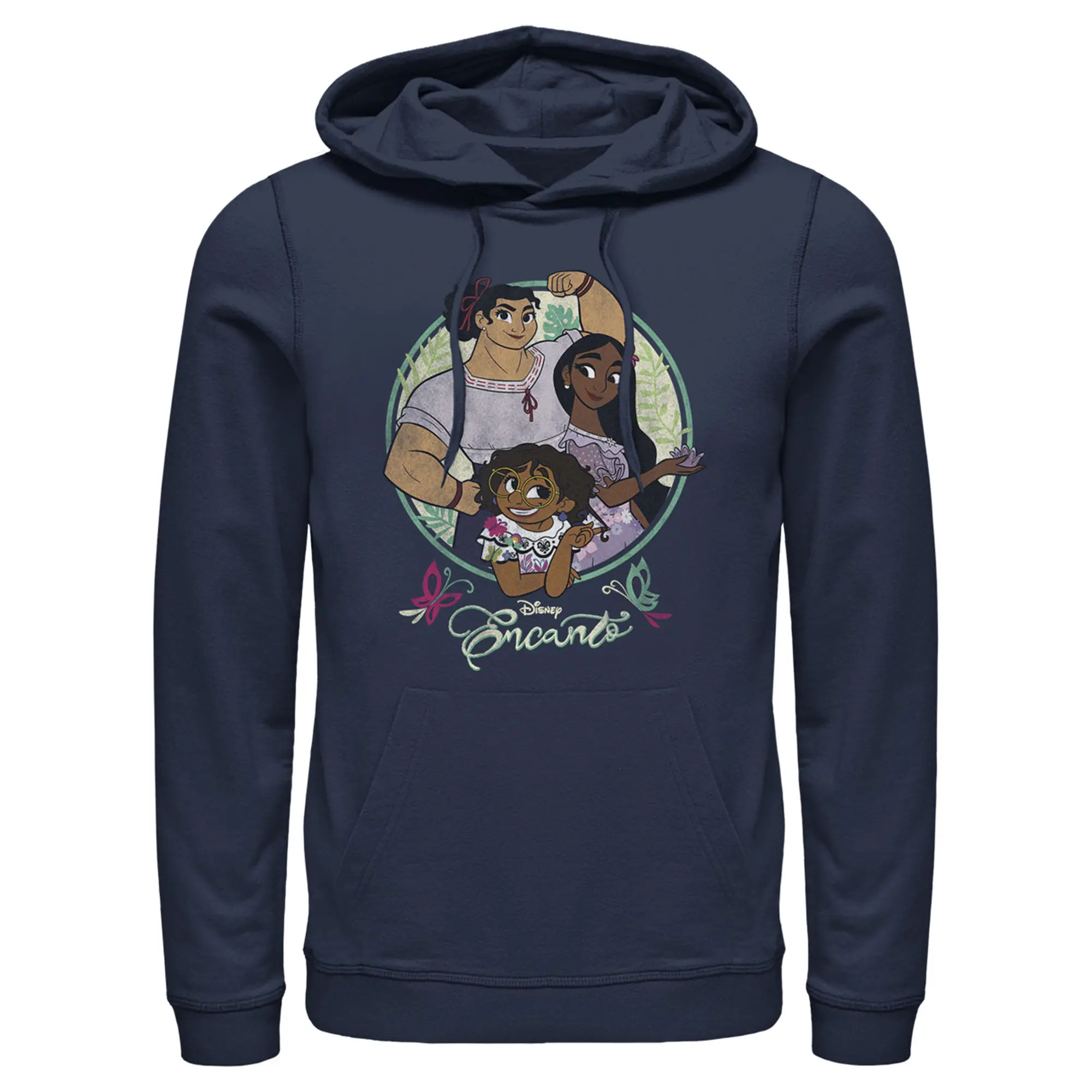 Men's Encanto Mirabel, Isabela & Luisa Magical Sisters Pull Over Hoodie