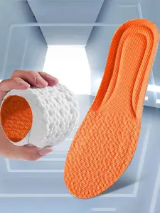 Ultra-Soft Elastic Sports Insoles, Breathable Moisture-Wicking Shock Absorption, Sweat-Absorbing Long-Standing Comfort Unisex
