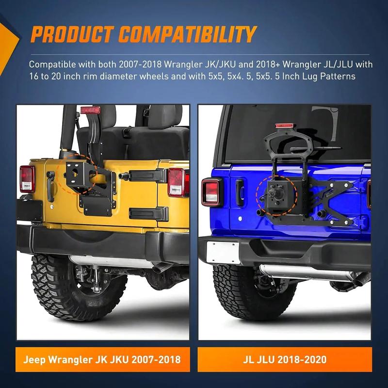 Nilight Spare Tire Brake Light For 2018 2019 2020 2021 Jeep Wrangler JK JKU JL JLU