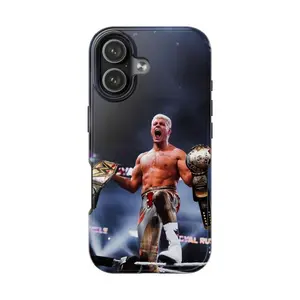 Cody Rhodes Wrestling Phone Case, Shockproof Protective Case, Multi-layered, Gildan Unisex Design, Compatible with iPhone 17-11 Pro Max/Plus and Samsung Galaxy S23-25