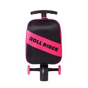 Roll Rider Lightning Pink Kids Scooter/Suitcase - Viral Kids Toy,  Ideal for Travel and Outdoor Activities