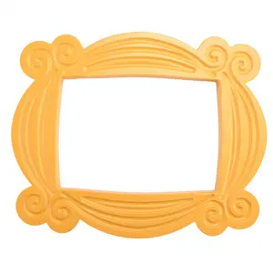 Handmade Monica Door Frame Wood Yellow Photo Frames Collectible Home Decor Collection Cosplay Gift