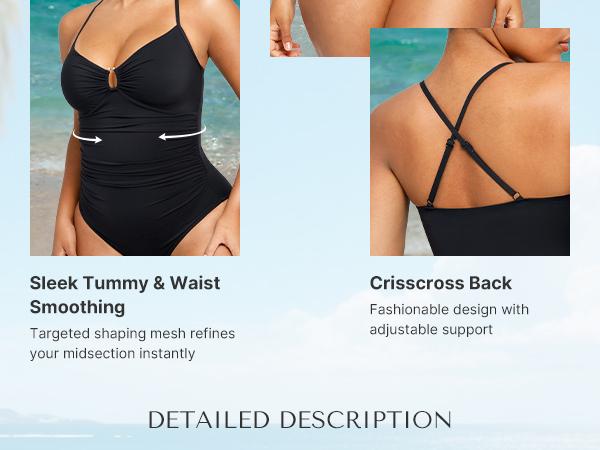 Shapellx Smart Sculpt U-Ring Cut Out Shaping Swimsuit