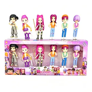 6-Piece Demon Hunter Idol Model Collection Set for kids,K-POP hunterx Christmas and Birthday Gift for Fans,KPOP FANS Holiday gifts