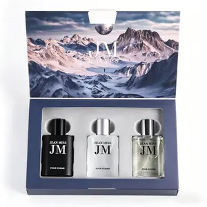 JEAN MISS Men's Perfume Gift Set | 3 Piece Long-Lasting Men's Cologne Trio:Ocean,Cedar wood & Amber Travel-Size 30ml Valve Gift Set | Perfume Gift Set for Men | Scented Fragrance for Daily Use,Perfume Gift Box | Fragrance Sets | summer fragrance men