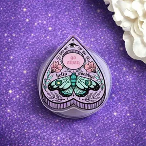 Witchy Planchette Moth MagSafe Phone Grip: Tarot Occult Aesthetic Magnetic Phone Holder, Mystical Witchcore Gift, Phone or Kindle Popgrip