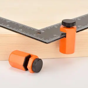 2Pcs Stair Gauges for Framing Square, Stair Gauge Knobs for Layout Attachment Framing Jigs - Orange