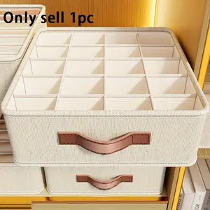 Drawer organizer, handle - stackable fabric storage box for socks, underwear, bras, ties, and accessories - modern wardrobe organizing solution, wardrobe organizer and storage box, home organizing storage box, Clothes Storage Box