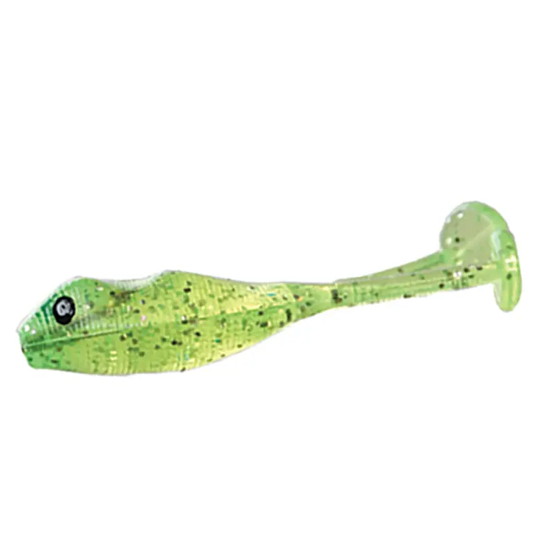 Creme Frisky Frog Lure – Chartreuse & Glitter, 7-Count (PTF02), Unleash Your Fishing Power with Ultimate Frog Bait