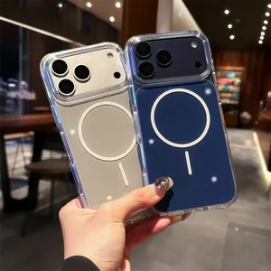 High quality magnetic phone case for iPhone 17 Pro Max  Anti drop lens protection Shockproof Cove hard shell case phone protective case