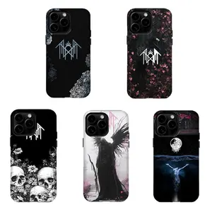 Sleep T0ken Phone Case Dark Aesthetic Protective Cover Gothic Metal Band Shockproof Case  for iPhone 17Promax 16 15 14 13 12 11 and for Samsung S21-S26 Gift for Music Fans