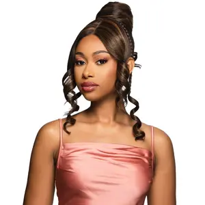 Vivica Fox Lace Part Bang & Bun - LBPB-JASMINE