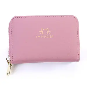Zipper Accordion Card Holder for Women Slim Wallet with Multiple Card Slots ID Window for Driver's License & Credit Cards Everyday Carry Wallet