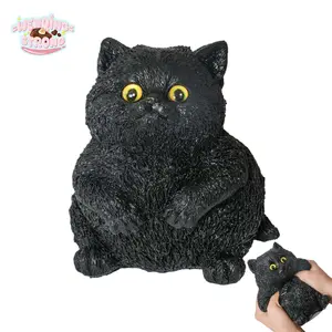 [WenQing Taba Squishy]Handmade taba squishies/black cat squishy Toys ,  fidget toys adults, Decompression Venting Toy, taba squishy, ​​972g, full silicone reborn squishy, ​​Perfect for Stress and Anxiety Relaxing Toy