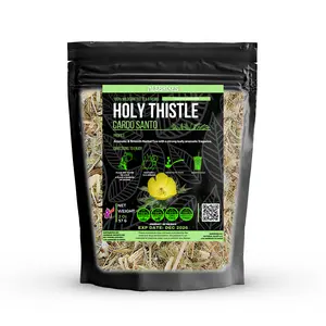 Alebrixes | Holy Thistle Herbal Tea (2oz) | Premium Quality Whole Holy Thistle Tea | Te Cardo Santo - Cnicus Benedictus | Wildcrafted.
