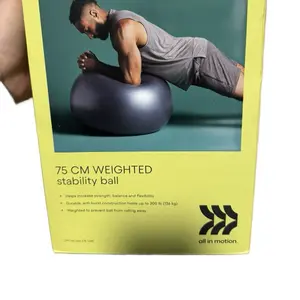 75 CM WEIGHTED stability ball  Helps increase strength, balance and flexibility