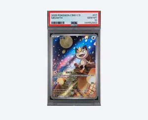 Pokemon Simplified Chinese CBB3 C-Gem Pack Vol 3 #07 Meowth PSA 10