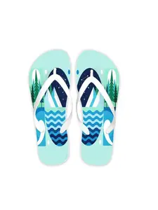 Men's Fashion Sandals & Slides, Multiple Colors & Sizes Available, Stylish Flat - Design Nature - Inspired, Comfortable for Daily Wear & Outdoor Activities, High - Quality Material, Trendy Men's Footwear for Summer, Cool - Toned Nature Illustration