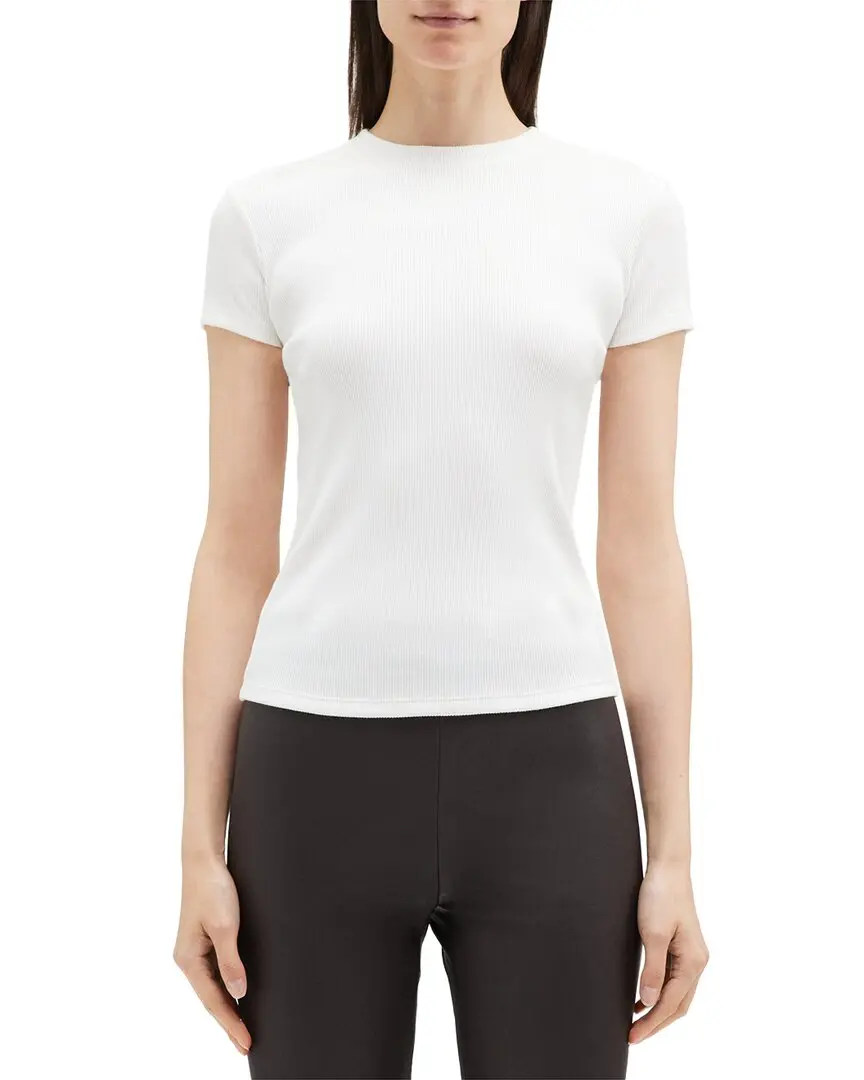 Theory Ribbed Tiny T-Shirt