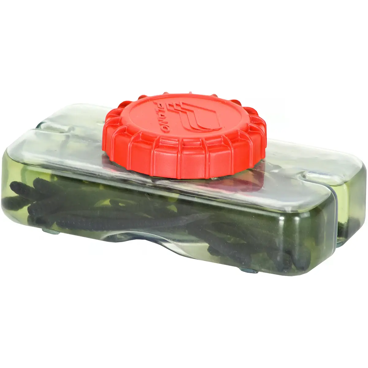 Plano Liqua-Bait Locker Fishing Accessories Container - Transparent Dura-View Lid, Leakproof Airtight Dri-Loc Seal, 23.5 oz Compact Storage with Bait Grabbers, Ensures Freshness