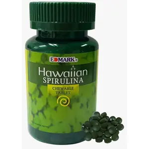 Edmark Hawaiian Spirulina Tablets - 200 Chewable Tablets for Inner Healing, Lower Blood Pressure & Reduce Cholesterol