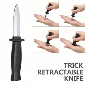 Clown Magic Plastic Telescopic Knife, Tricky Toy, Horror Trick Fake Funny Prop, 1pc Magic Props Toys, Clown Prank Knife