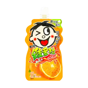WANT WANT Orange Jelly Drink - with Vitamin C, 5.29oz