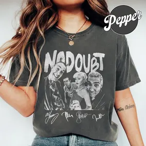 No Doubt Music Band Members Vintage Comfort Colors TShirt