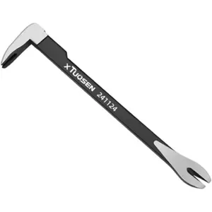 Bar, 11.8" Cats Paw  Puller, Mini Crowbar for  Remolding & Woodworking Prying, Scraping, Lifting, Pulling