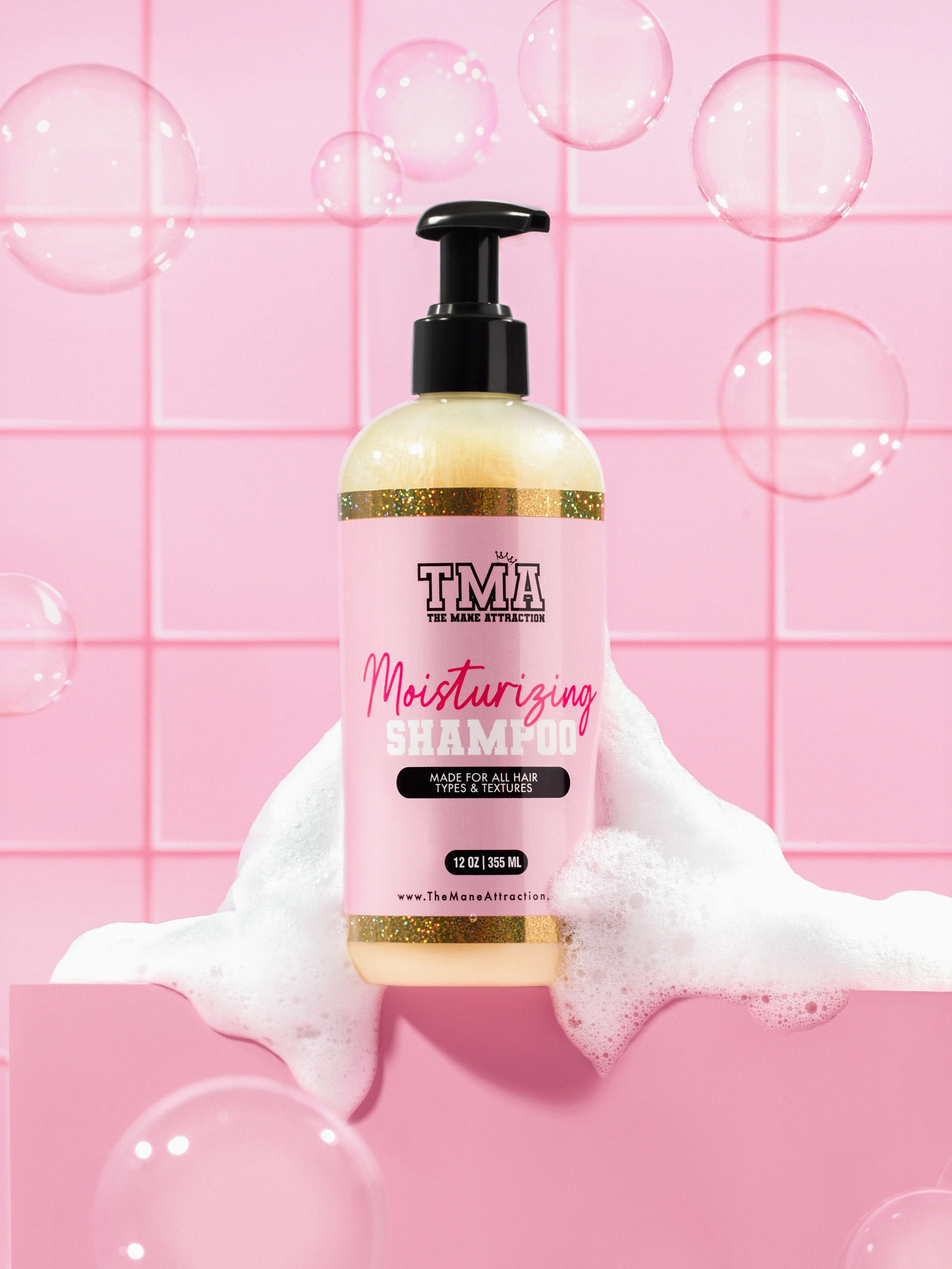 Moisturizing Shampoo 12oz / 360ml Lemongrass Scent Vegan Conditioner for All Hair Types
