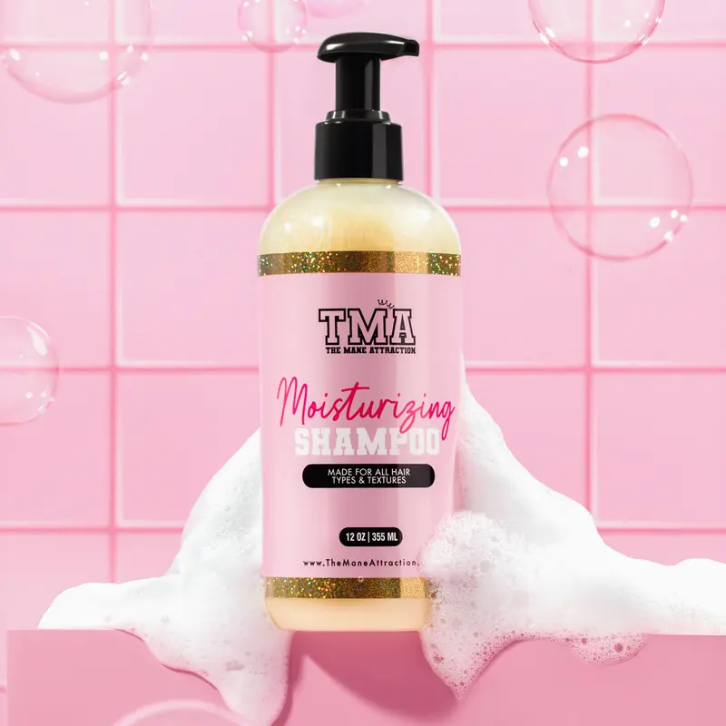 Moisturizing Shampoo - 12oz/360ml Lemongrass, Vegan, Suitable for All Hair Types