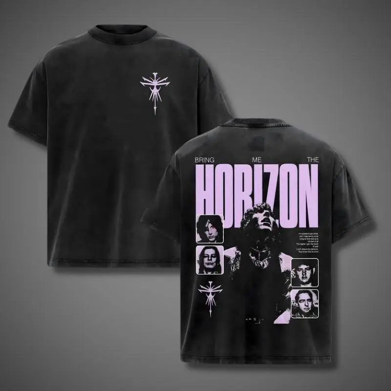 Retro bring me the horizon tour T-Shirt , BRING ME THE HORIZON T-Shirt , Music Graphic Tee, Rock Band Shirt, Retro Music Tee, Rock Music Lover Shirt, Vintage Band Shirts Casual Comfort Cotton Fabric Fit Top , Top Men's and Women's Clothing . Streetwear