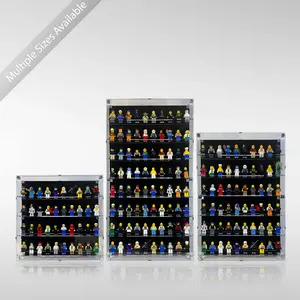 Wall Mounted Display Case for LEGO® Minifigures