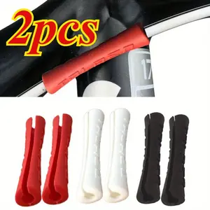 2pcs Bicycle Cable Protective Cover Brake Shift Cable Opening Protective Cover Mountain Brake Cable Protective Cover Mountain Road Bike Paint Protective Cover