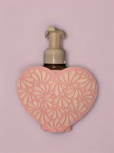 Valentines Day Mexican Talavera Soap Holder - Pink/White Finish, Strong PLA Plastic, Elegant Design, Functional Soap Storage, Perfect Gift