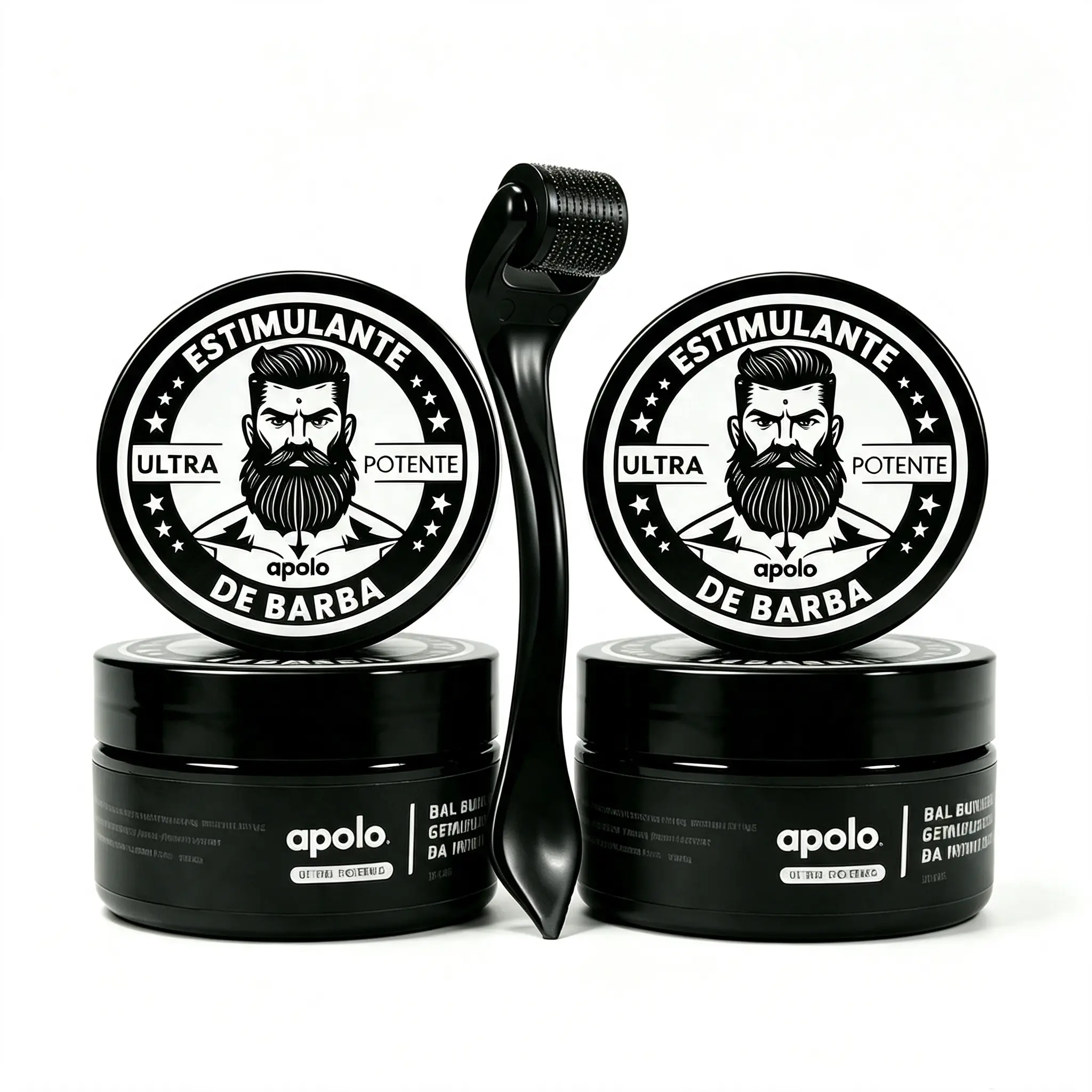 Apolo Ultra Potente Minoxidil Beard GrowthCream, Special Men's Grooming Blend ForPatchy Bald Beard, Wake Slow-ActingFollicles & Fill Empty Beard Areas