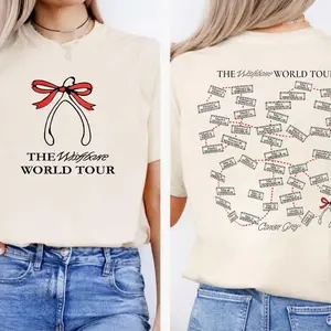Conan Gray Wishbone World Tour 2026 T-Shirt, Front and Back Concert Tee, Tour Date Graphic Shirt, Unisex Fan Merch Gift