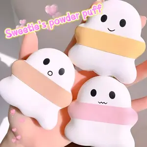 New Halloween Cotton [buy 1 get 1]Candy Puff - Cute Cushion Puff, Dual-Use for Dry & Wet, No Powder Absorption, No Caking, Makeup Sponge.